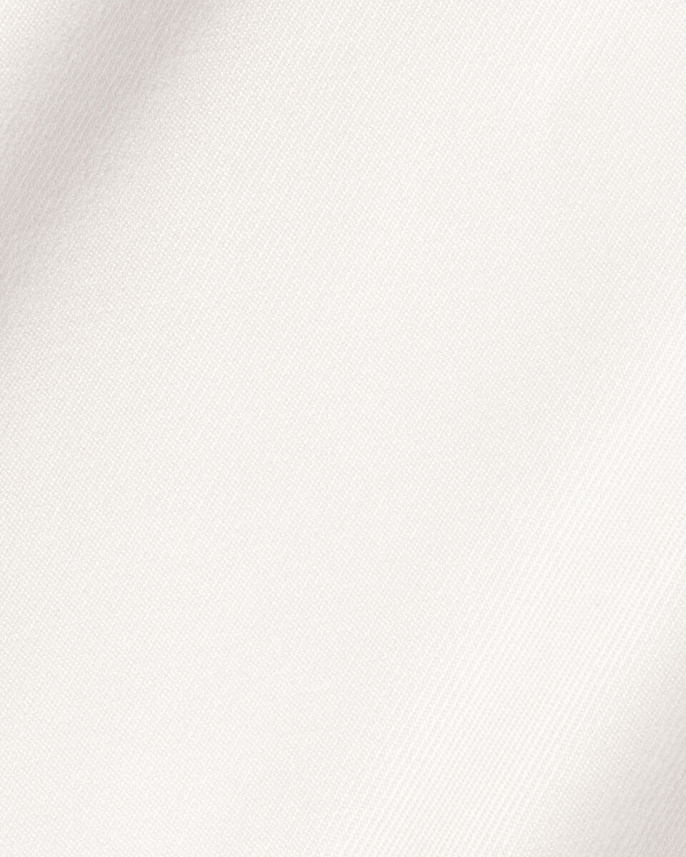 Spread Collar Non-Iron Twill Shirt - Ivory White | Charles Tyrwhitt
