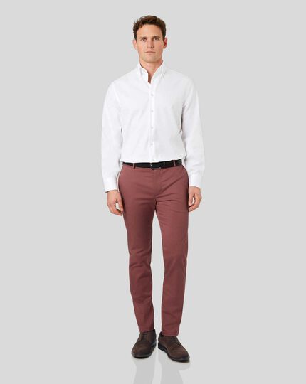 Non-Iron Chinos - Red