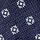 open page with product: Schmutzabweisende Krawatte aus Seide mit floralem Miniprint - Französisches Blau