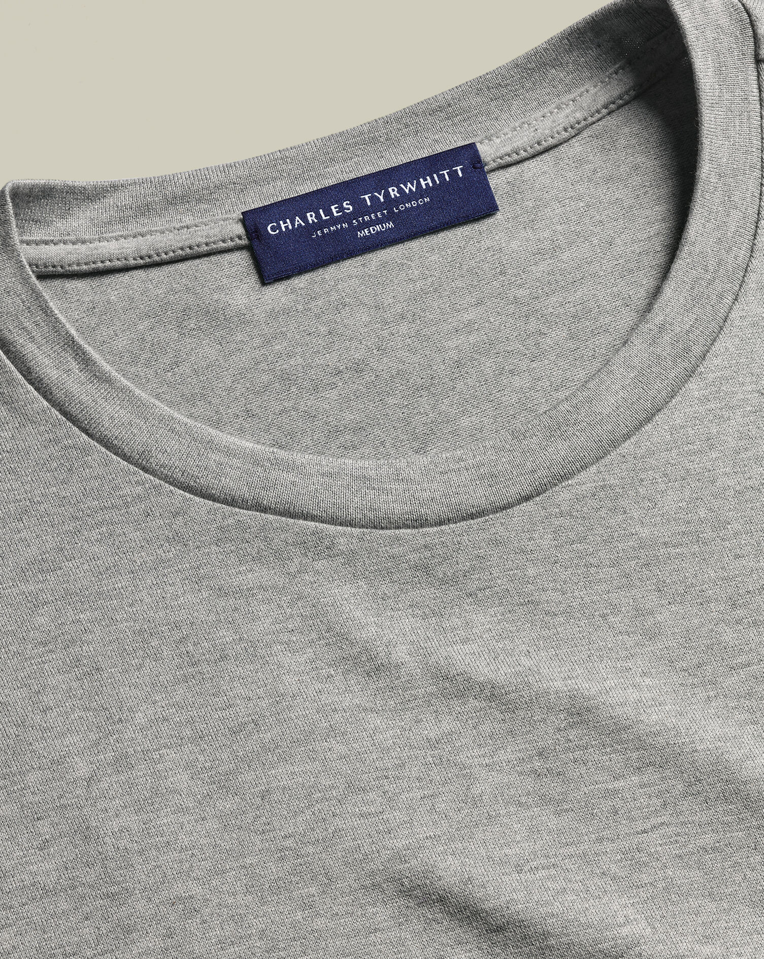 Cotton T-Shirt - Light Gray