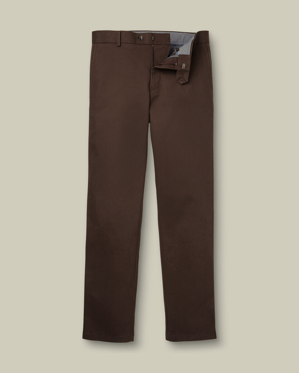 Chino Ultimate sans repassage - Chocolat