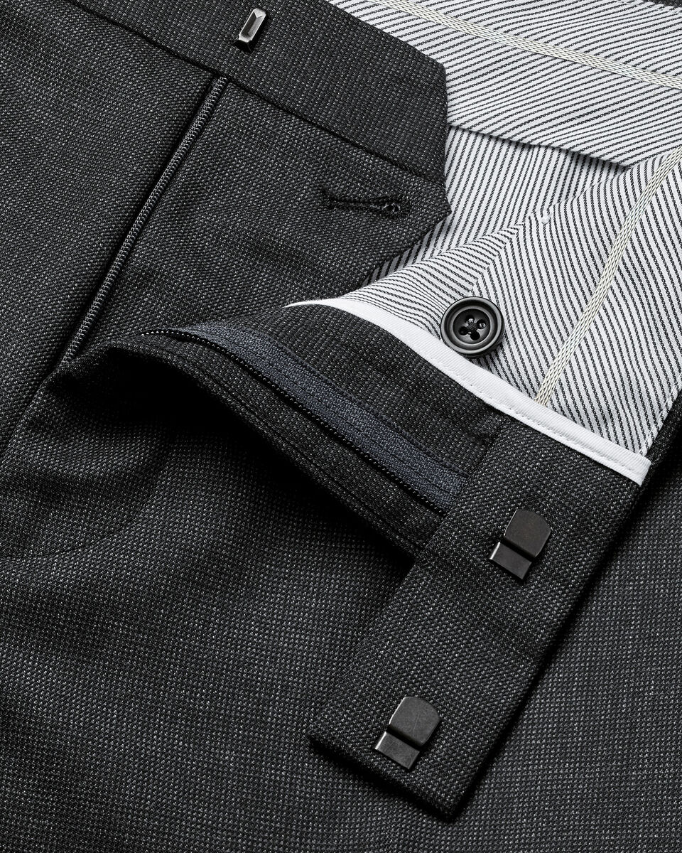 Ultimate Performance End-on-End Suit Pants - Charcoal Gray