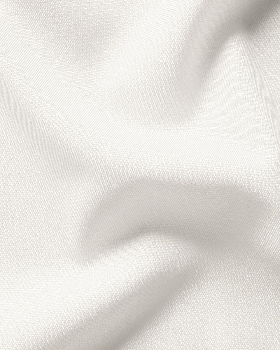 Ivory Shirt with Pleats on the Front and Collar main image 1
