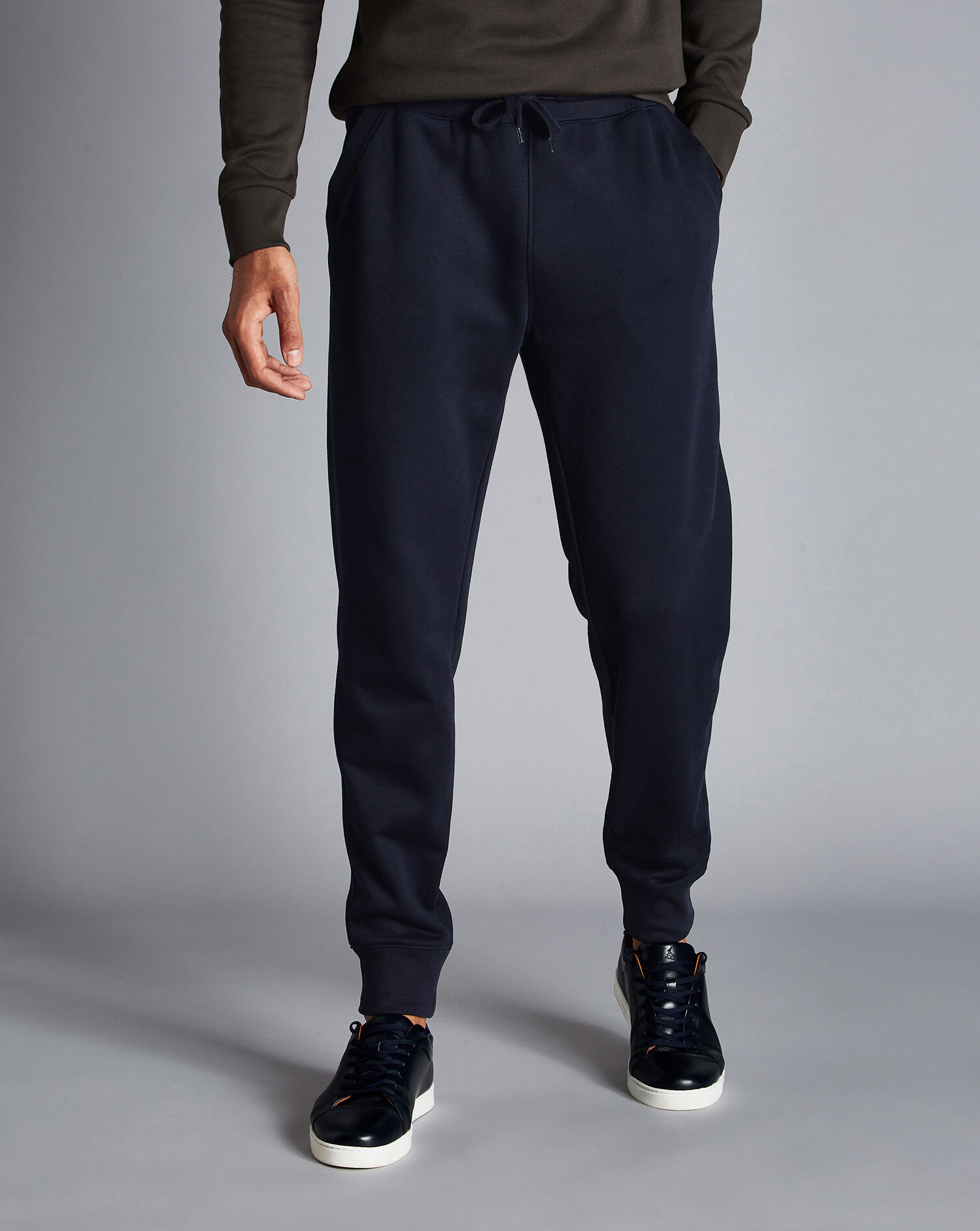 Jersey Joggers - Navy | Charles Tyrwhitt