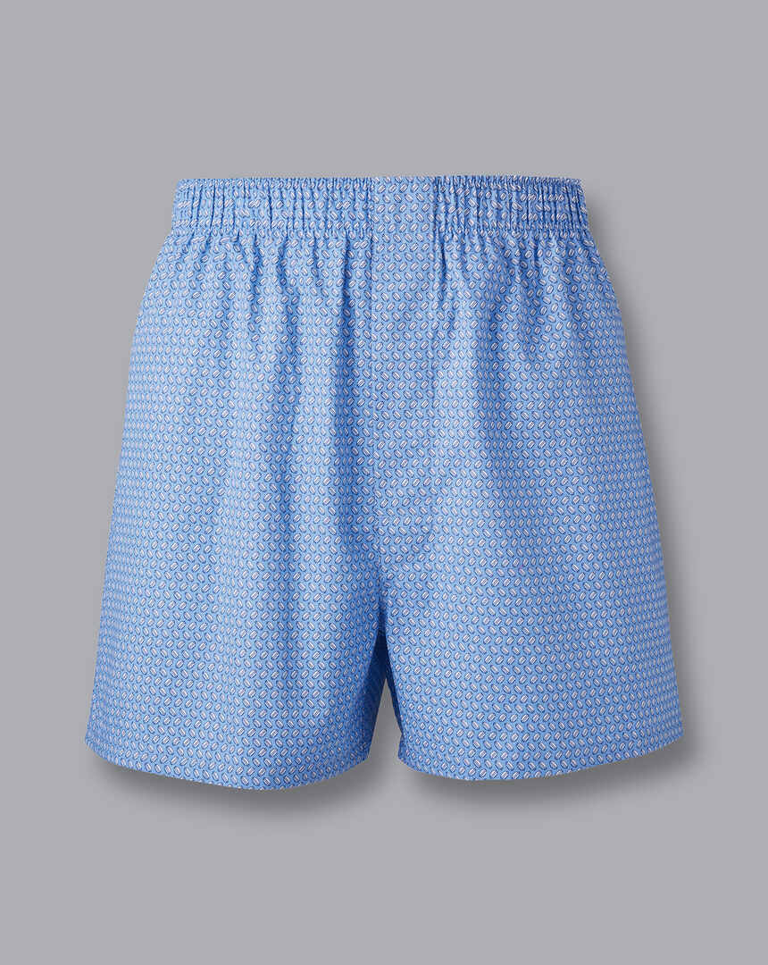 England Rugby Woven Boxers - Cornflower Blue
