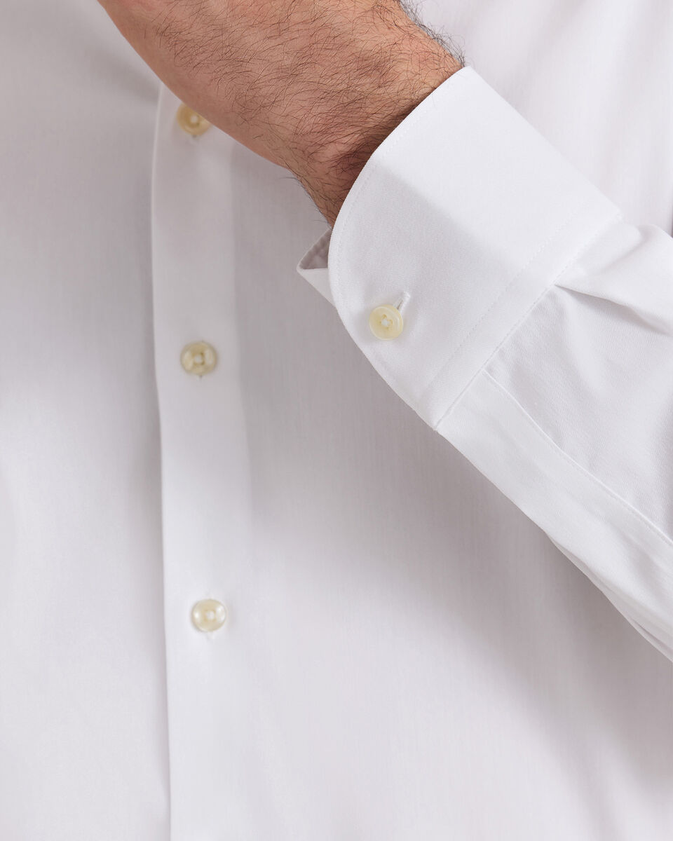 Non-Iron Twill Performance Shirt - White
