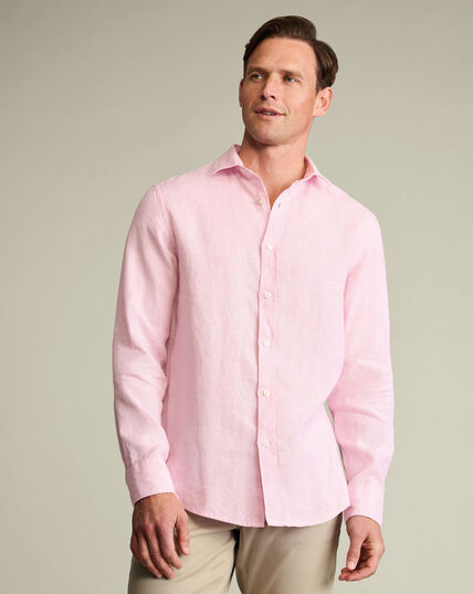 strapless open back dress Men's DKNY Pink Button Up Shirt main image 0