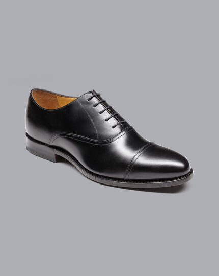 Leather Oxford Shoes - Black