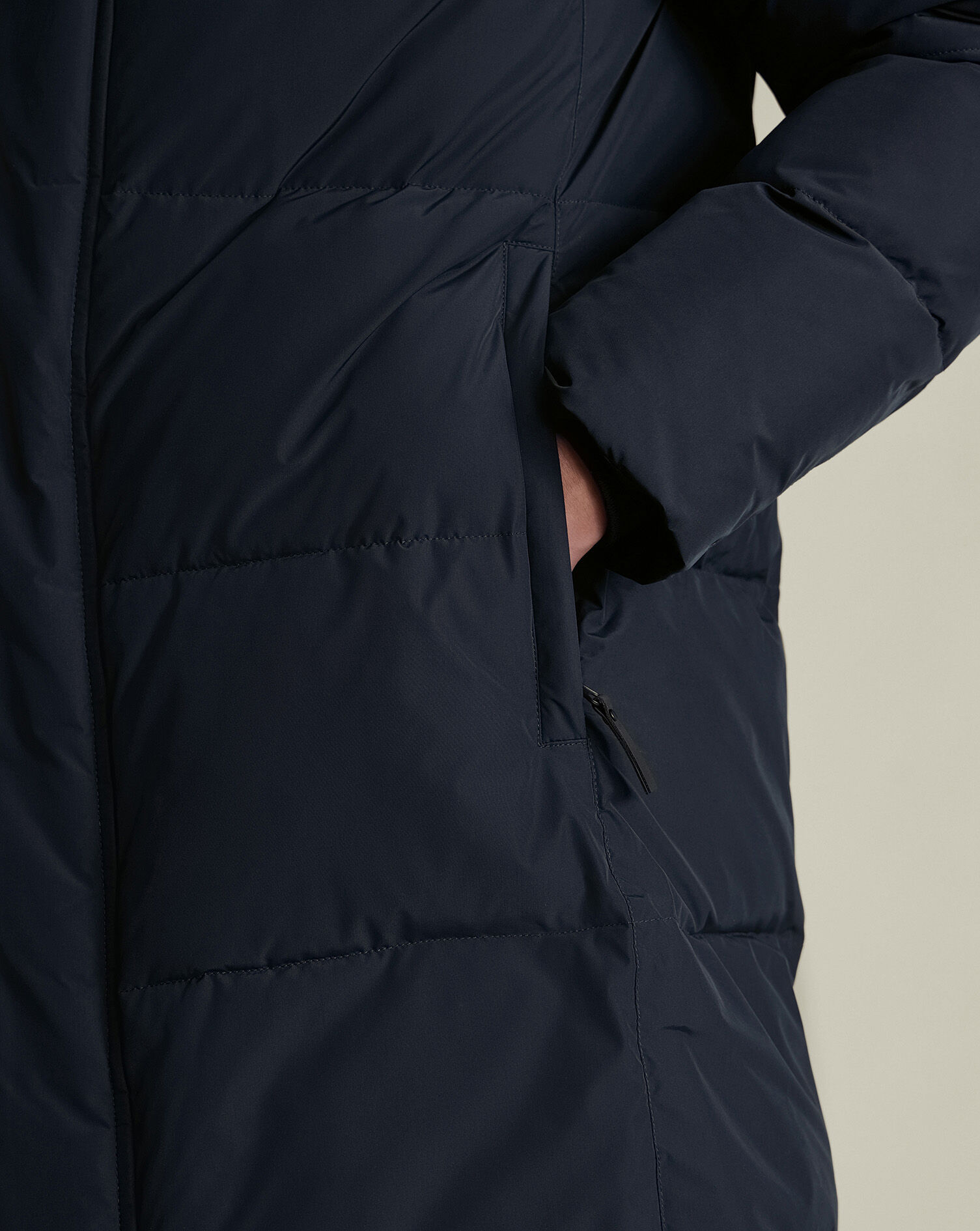 Puffer Coat - Navy