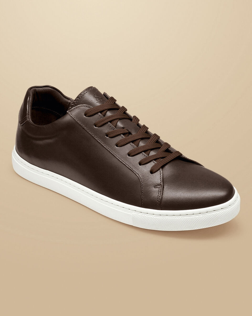 Leather Sneakers - Dark Chocolate 