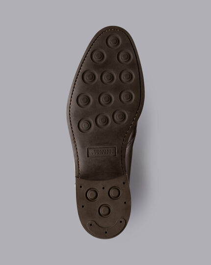 Leather Chukka Boots - Dark Chocolate