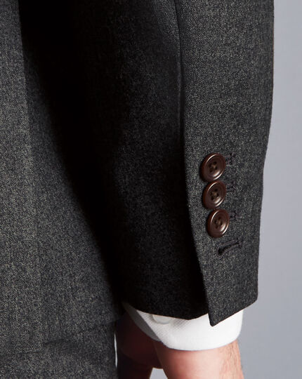 Grey Italian Flannel Suit Jacket