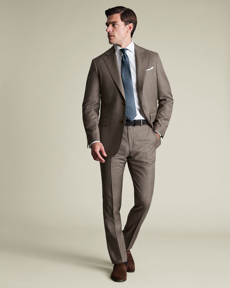 Italian Luxury Suit Jacket &ndash; Taupe