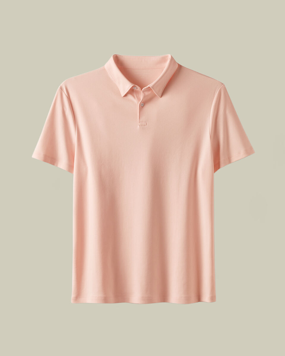 Smart Cotton Polo &ndash; Peach