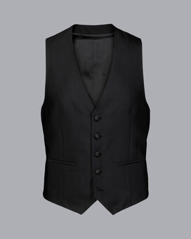 Dinner Suit Waistcoat - Black