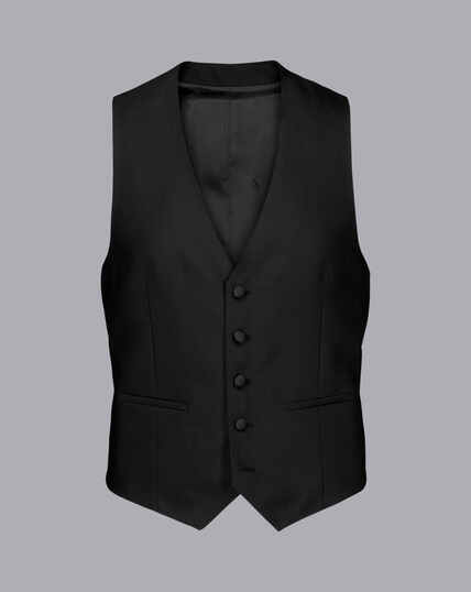 Dinner Suit Waistcoat - Black
