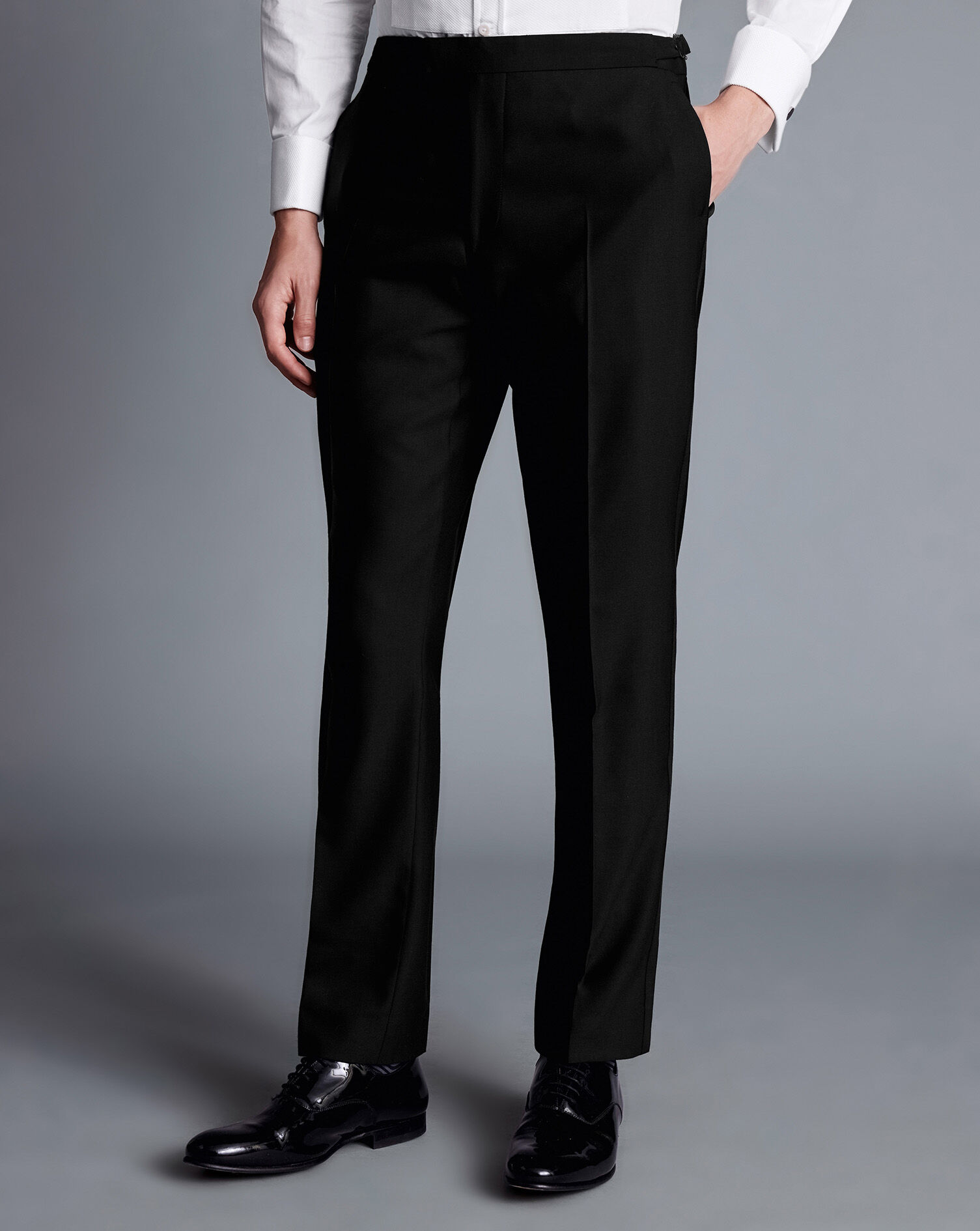 ASOS DESIGN skinny flare black tuxedo suit trousers  ASOS