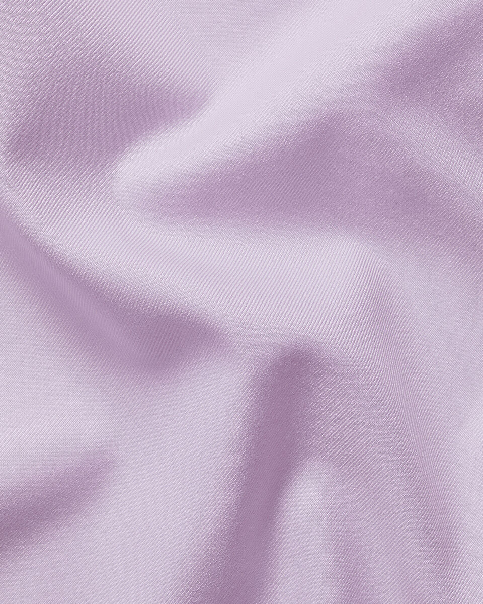 Non-Iron Twill Shirt - Lilac Purple