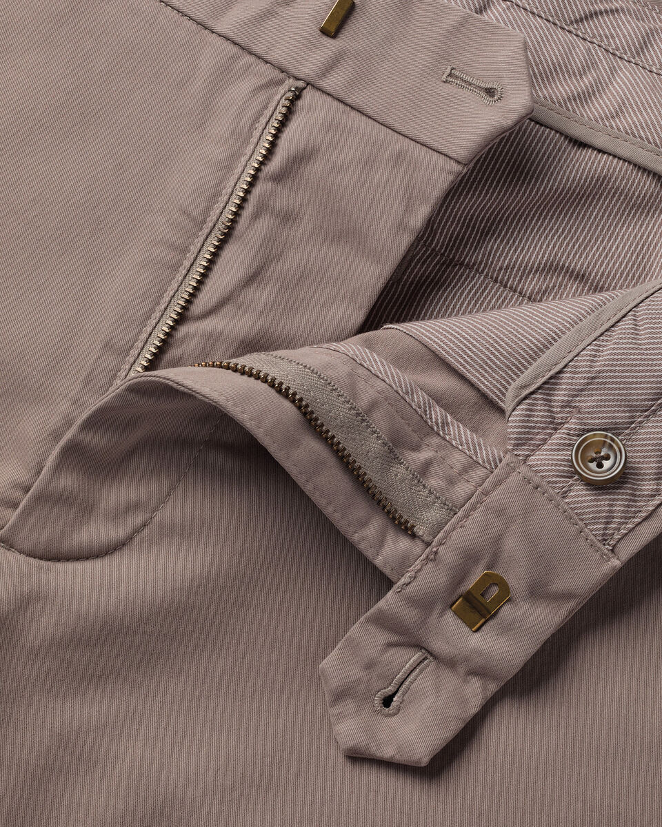 Chino d&eacute;lav&eacute; - Taupe