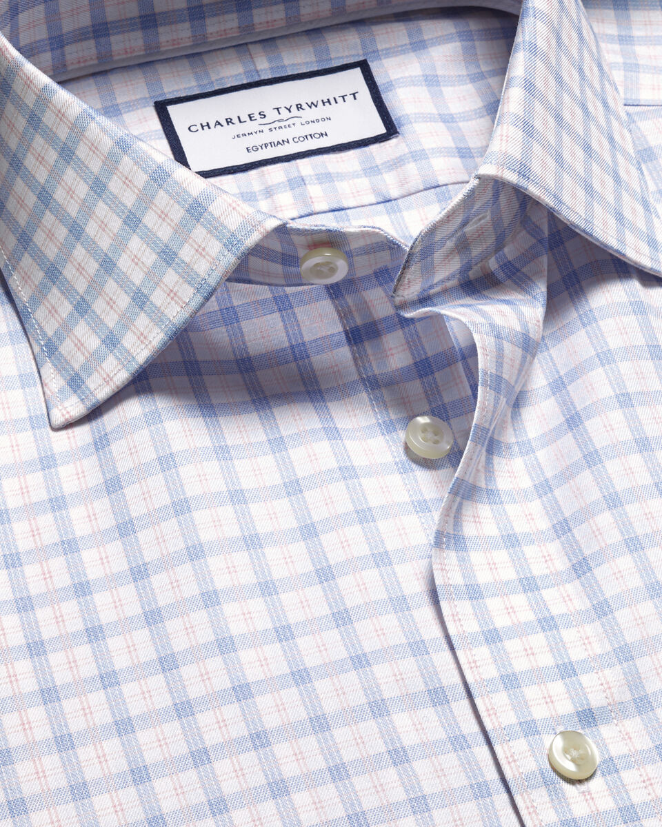 Chemise Carreaux Slogan Rose