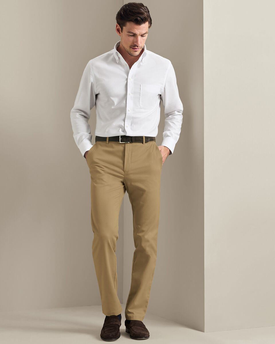 Ultieme Niet Strijken Chino's - Beige