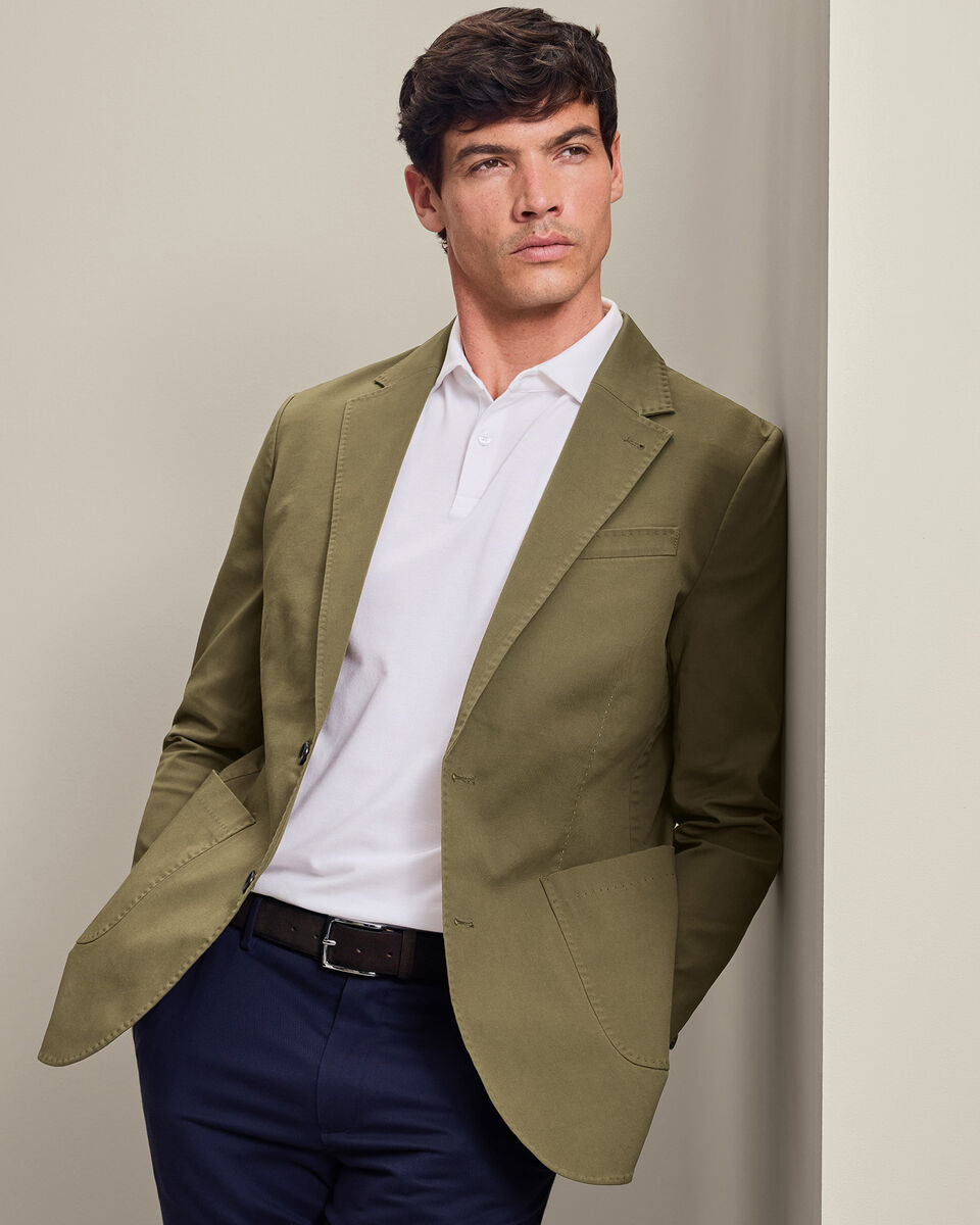 Veste en coton &ndash; Vert Olive