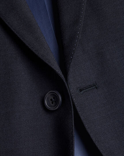 Natural Stretch Twill Suit - Navy | Charles Tyrwhitt