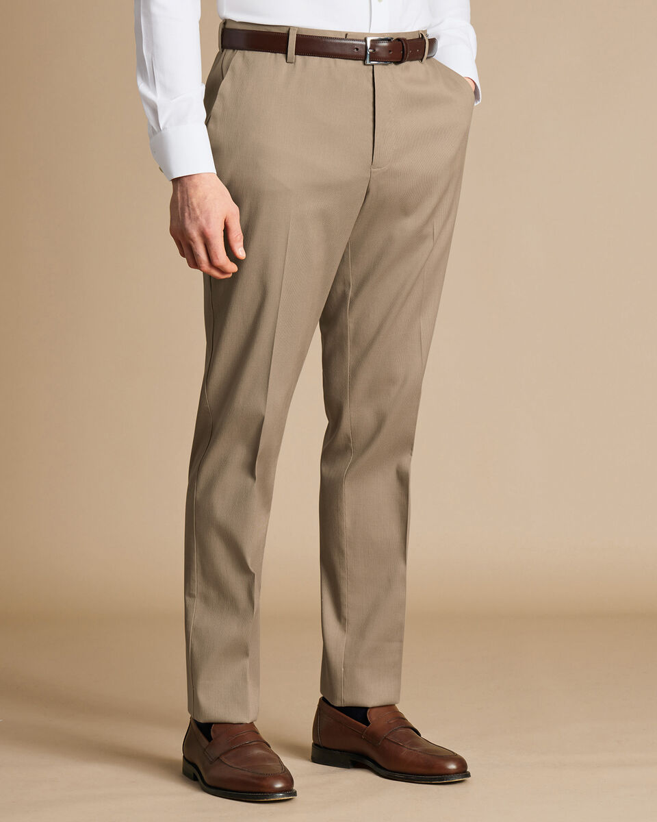 Mocassins En Cuir - Beige foncé