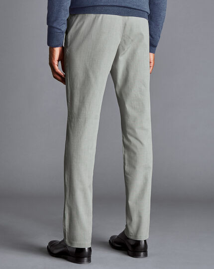 Cotton TENCEL™ Stretch Pants - Light Grey