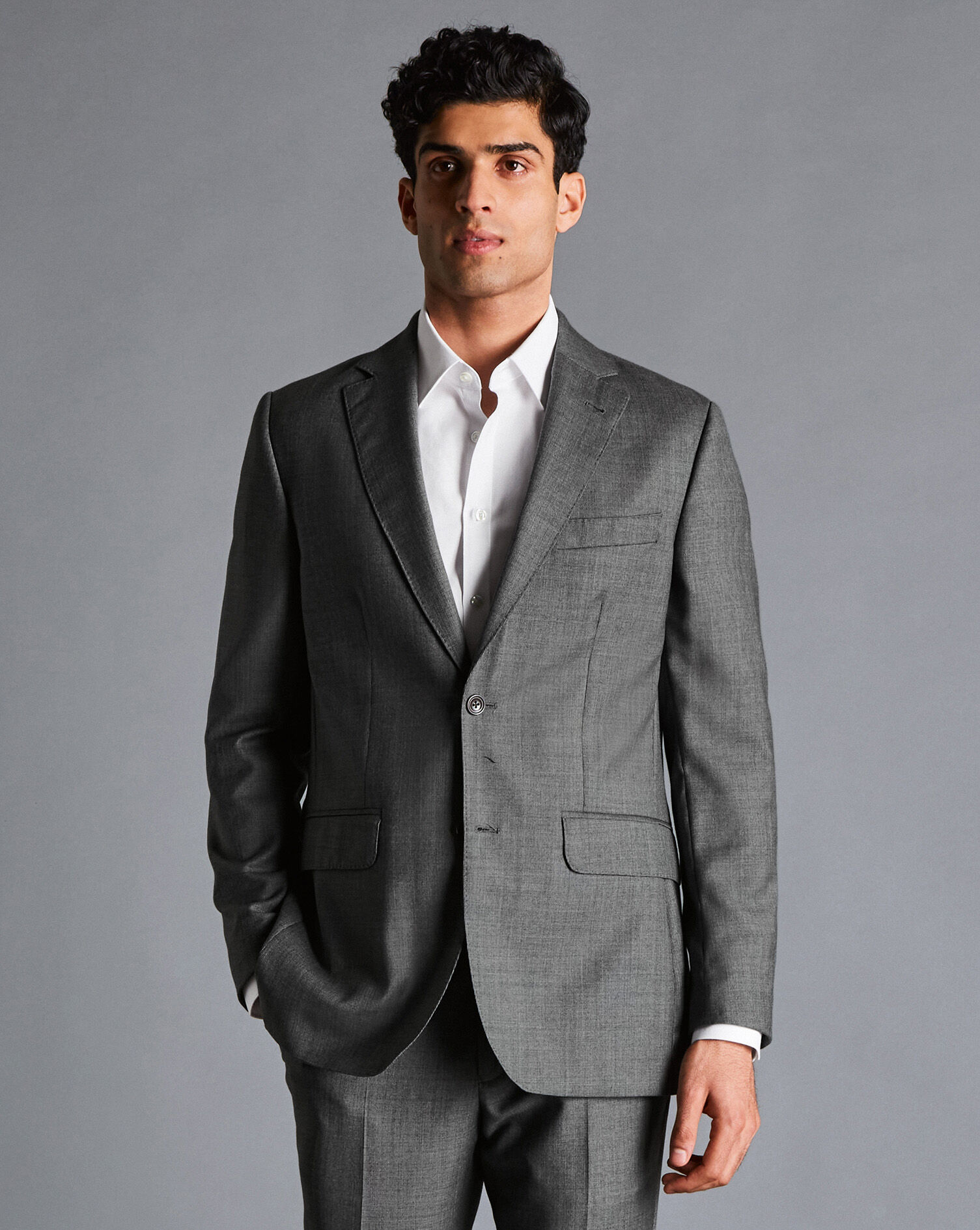 textured suit jacket