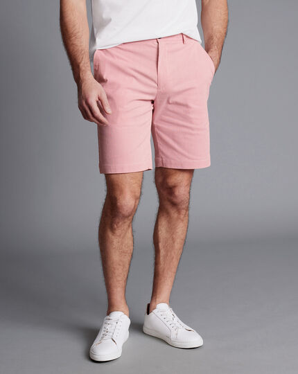 Stripe Shorts - Coral Pink