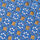 open page with product: Schmutzabweisende Krawatte aus Seide mit Mini-Blumenmuster - Kornblumenblau