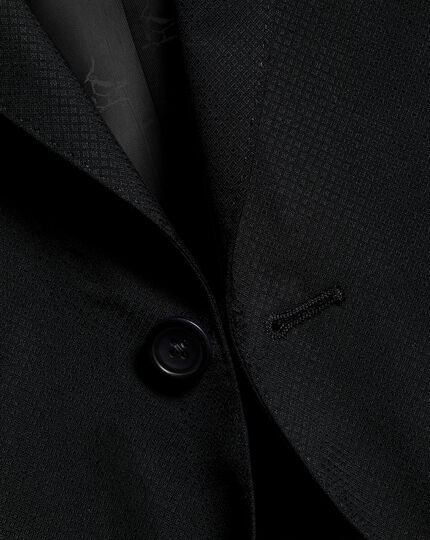 Italian Dinner Suit Jacket - Black