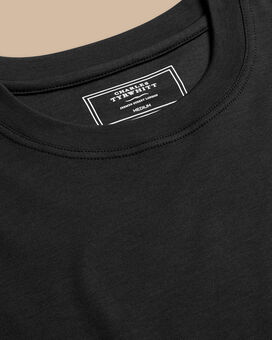 T-Shirt Tyrwhitt En Coton - Noir