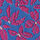 open page with product: Silk Floral Tie - Cornflower Blue & Pink