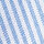 open page with product: Kragenloses vorgewaschenes Stretch-Oxfordhemd mit Streifen - Ozeanblau