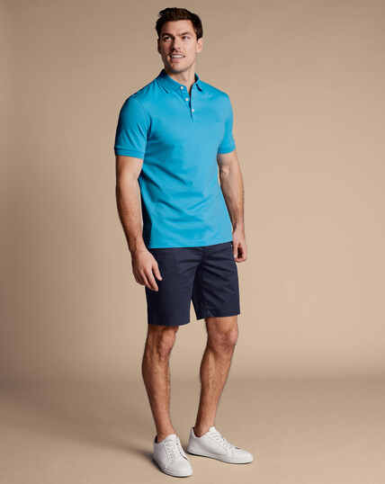 Shorts En Coton - Bleu Marine