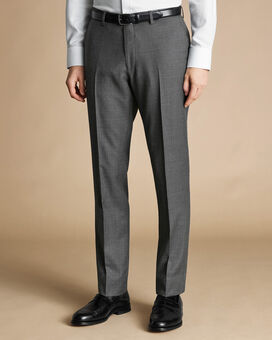 Italian Luxury Suit Pants - Grey