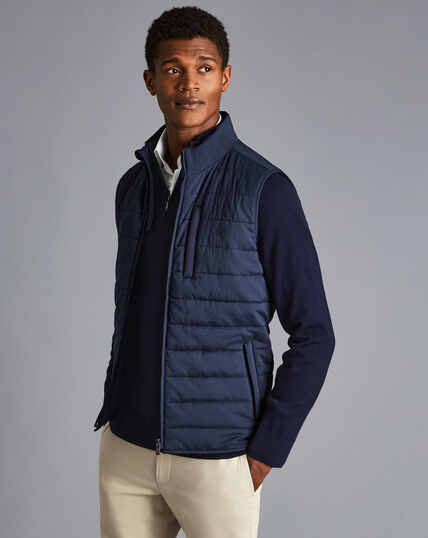 Quilted Gilet - Royal Blue
