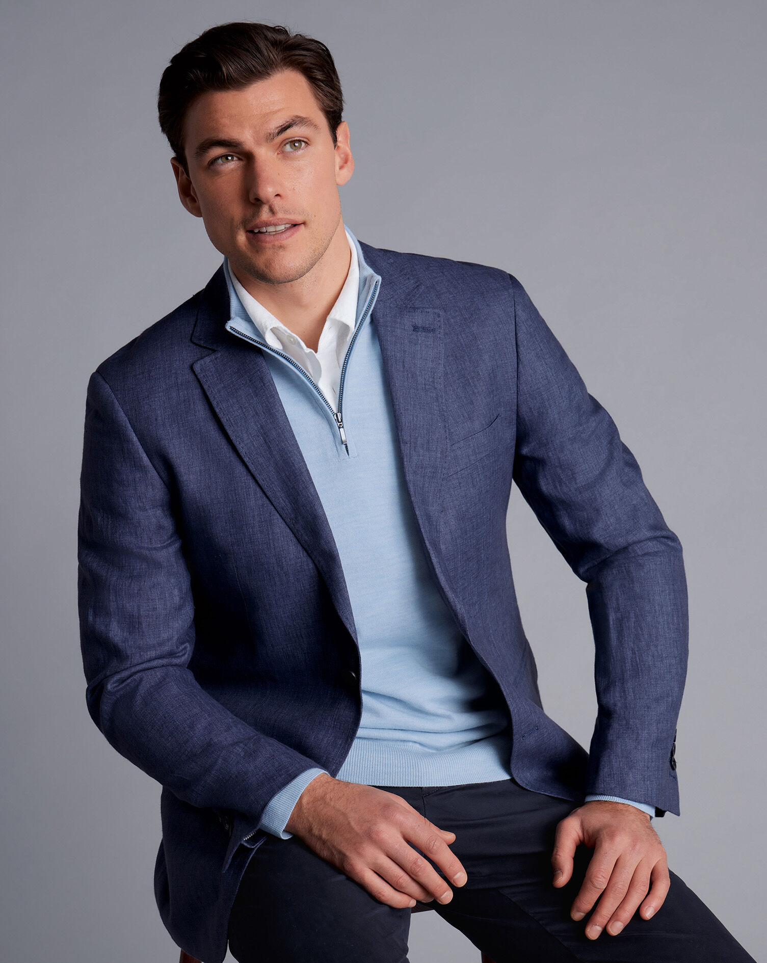 How to Wear Men's Separates Combinations | Grey pants men, Blue jacket men, Blue  blazer men