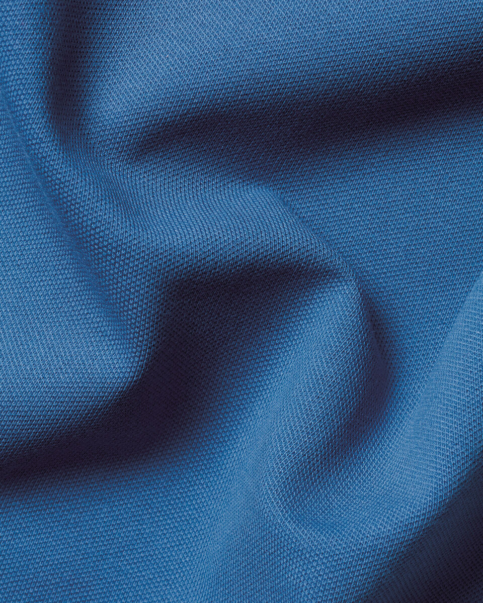 Pique Polo &ndash; Ocean Blue