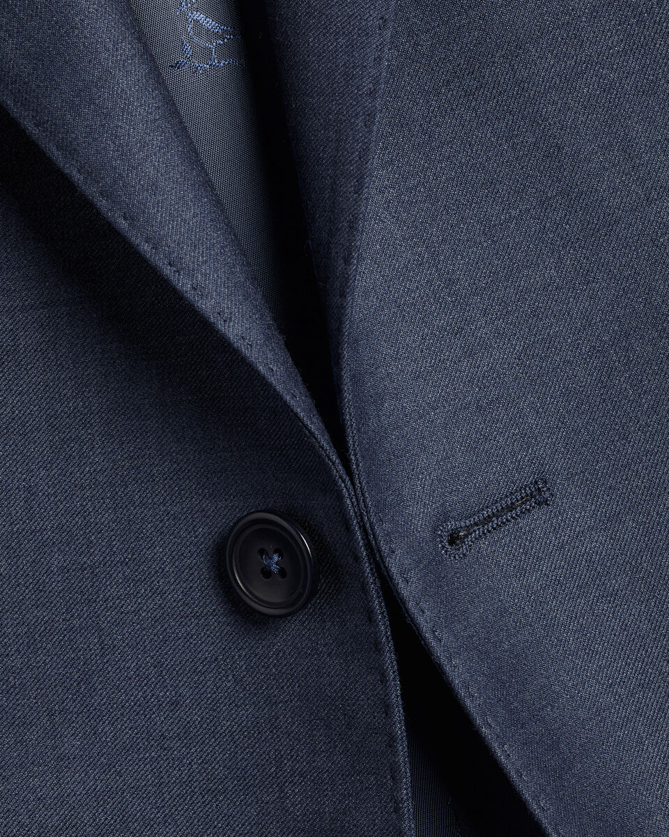 Italian Twill Suit - Steel Blue | Charles Tyrwhitt