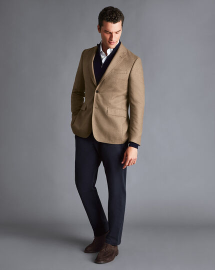 British Luxury Twill Jacket - Taupe
