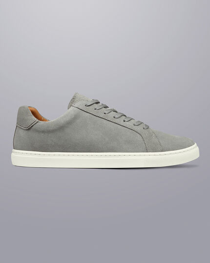 Suede Trainers - Grey