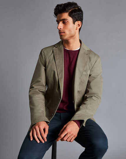 Mens Clothing, Blazer, Men's Cotton & Wool Casual Blazer