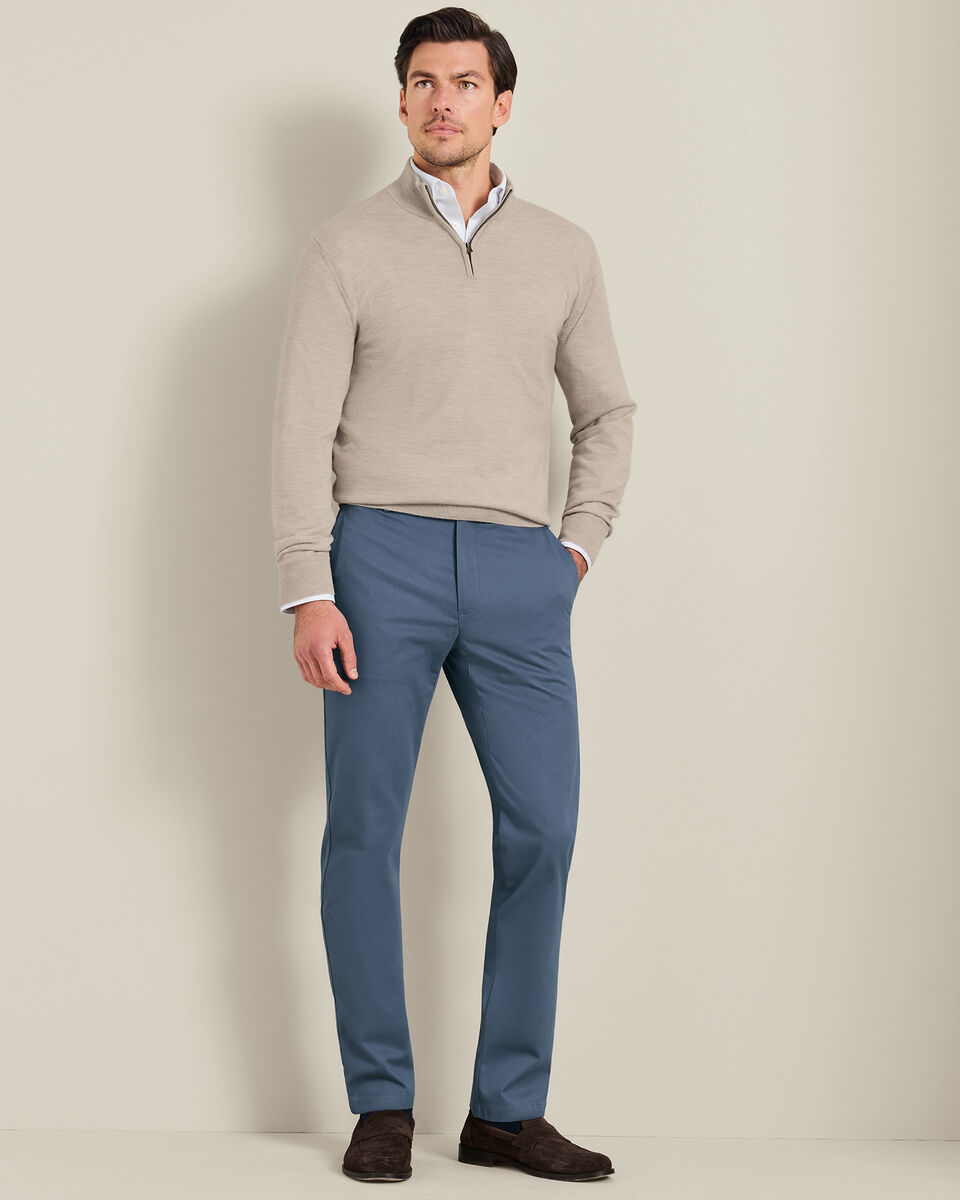 Chinos Ultimate sans repassage - Bleu charron