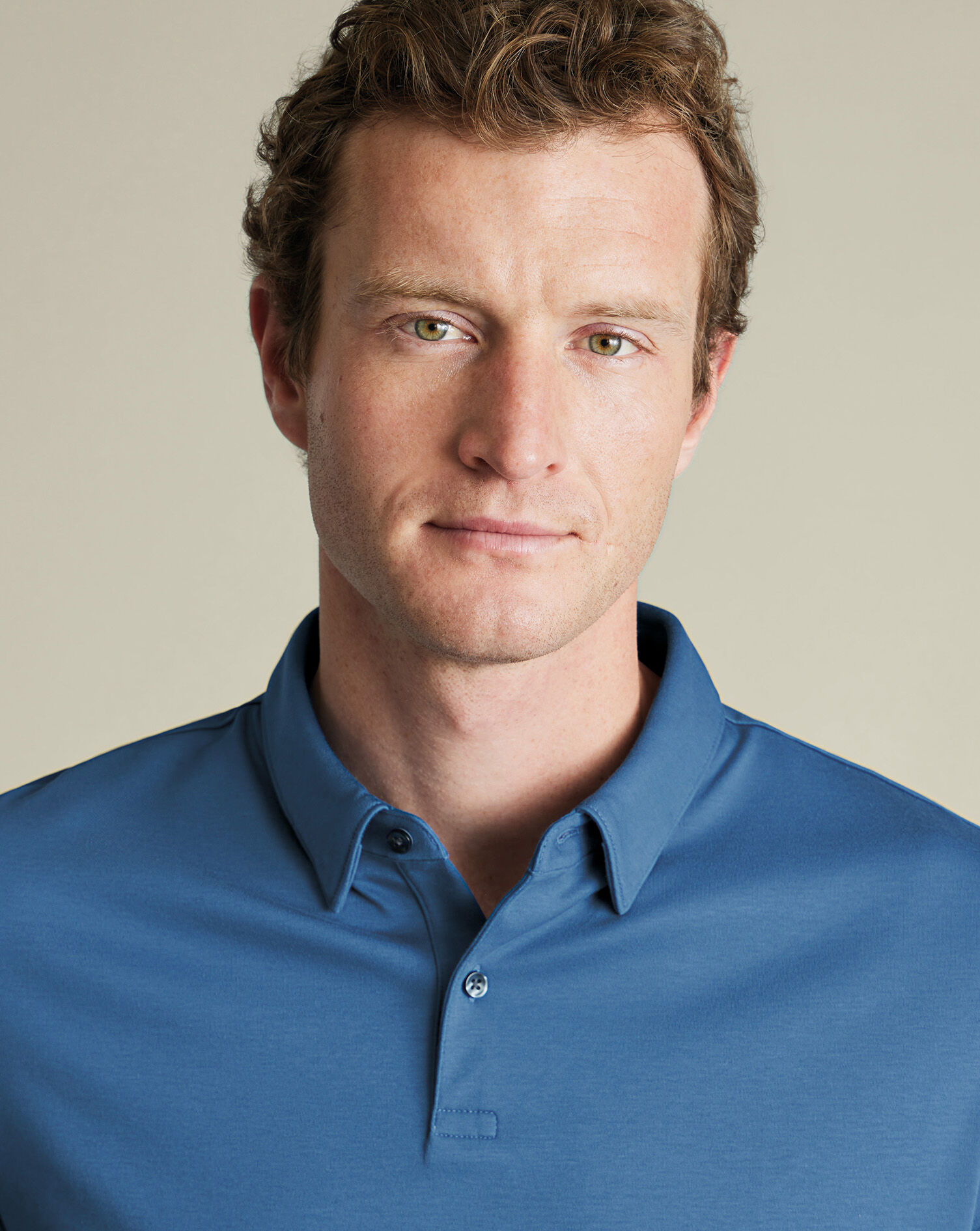 Smart Jersey Polo - Ocean Blue