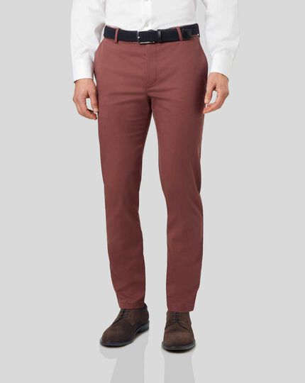 Non-Iron Chinos - Red