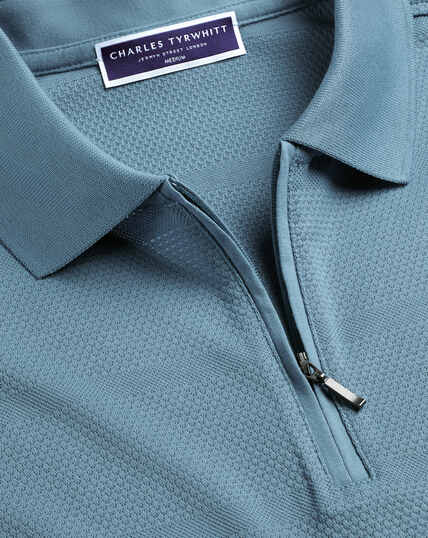 Men's Blue Polo Shirts | Charles Tyrwhitt