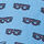 open page with product: Glasses Motif Woven Boxers - Cornflower Blue